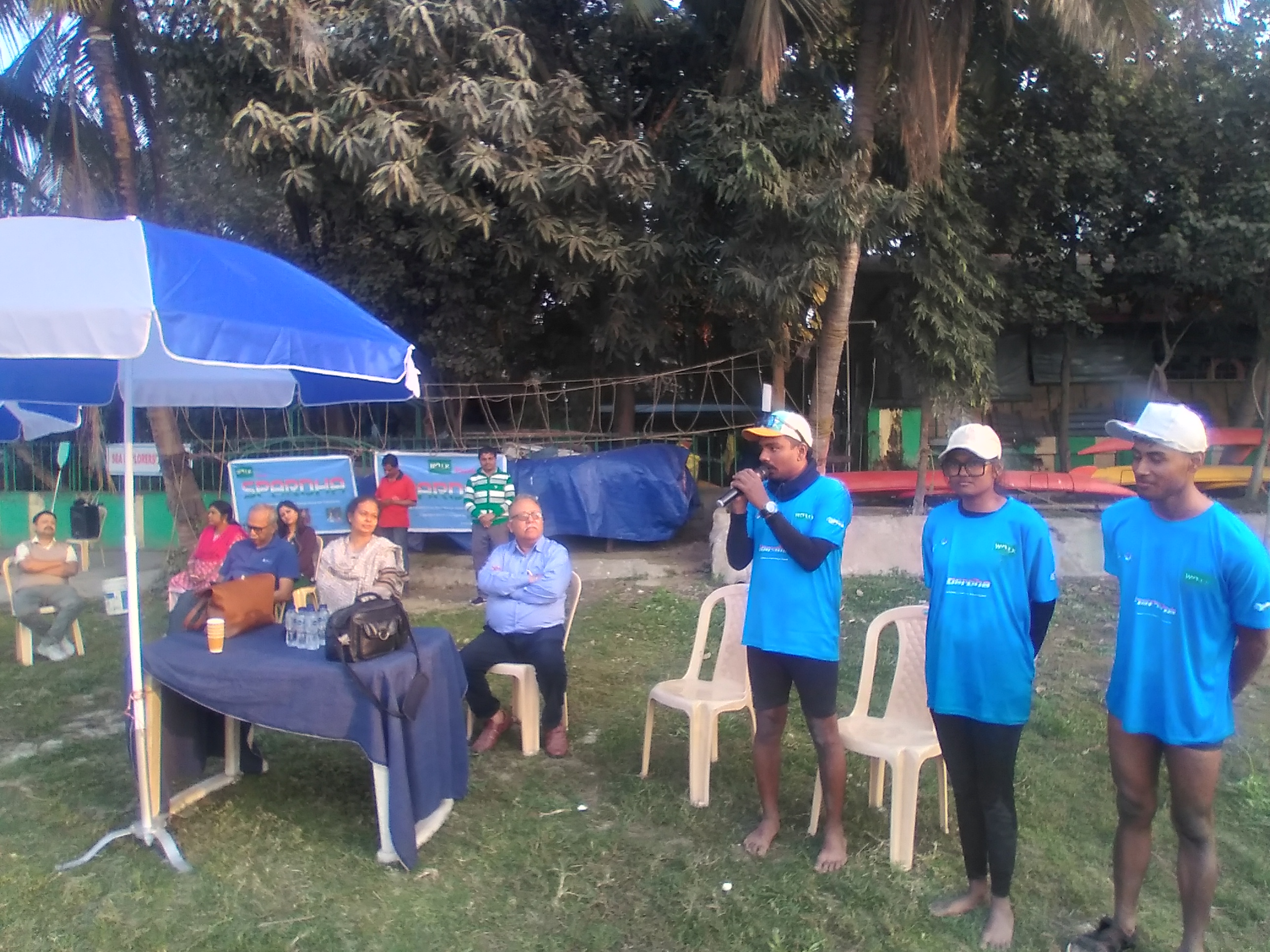 Closing ceremony of Kayak expedition of Mrs Sudeshna Pal Kar (WALK).