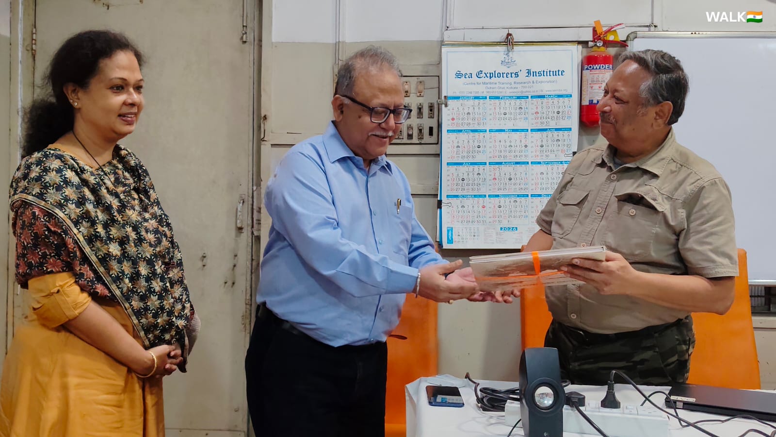 Dr Sudeshna Chowdhury, Secretary General and Mr. Samir Kumar Ghosh, Treasurer presented one of our publications to the wildlife expert Mr Subrata Pal Chowdhury, on 5th June, 2026